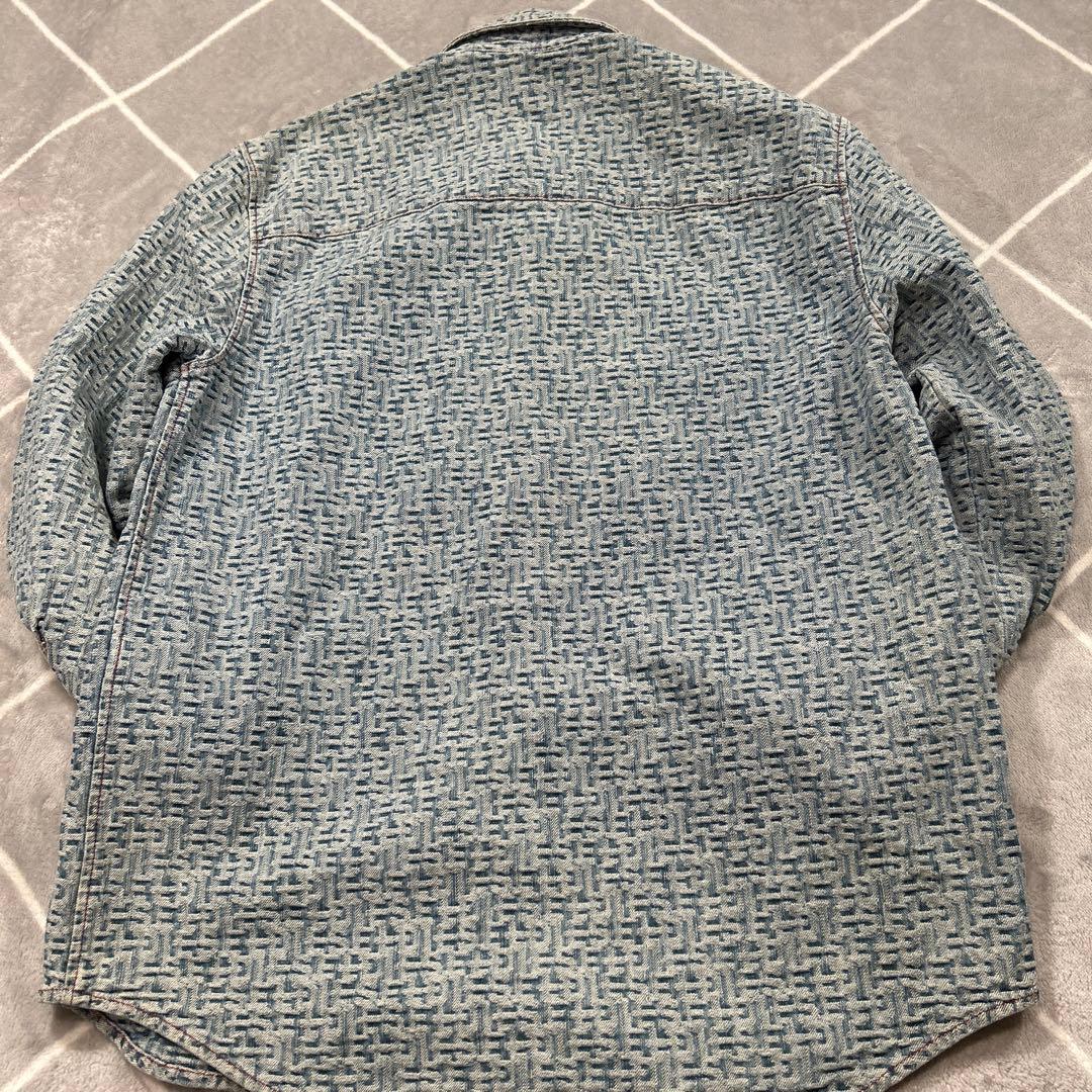 【☆極美品XXL☆】DIESEL Gジャン デニムジャケット XXL相当 総柄