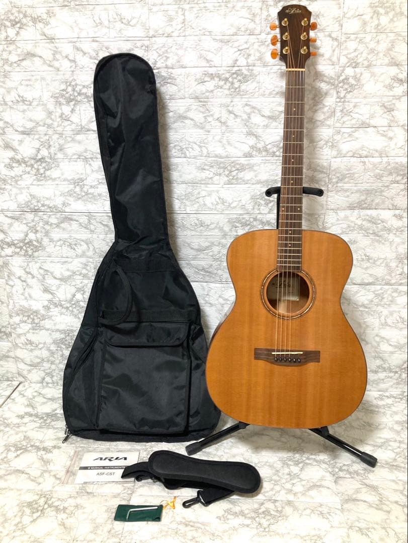 【オール単板 良品】Aria アコースティックギター ADF-CST