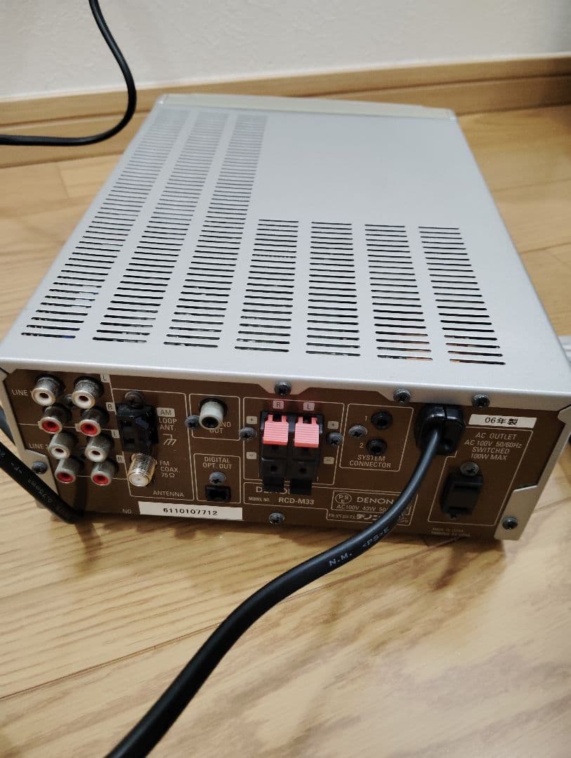 【極美品・動作良好】DENON RCD-M33 CDレシーバー チューナーアンプ
