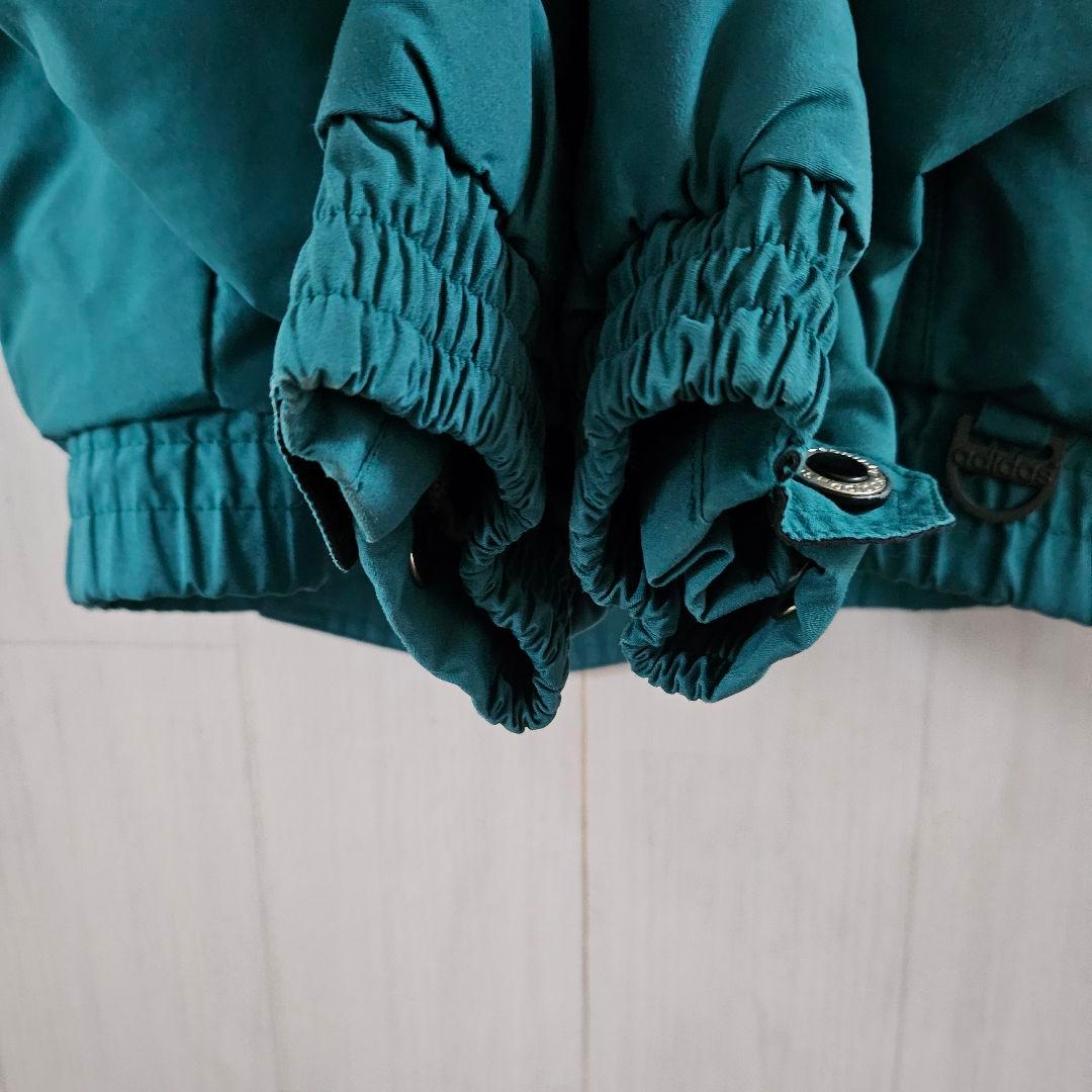 【超希少】アディダス スキーウェア ジャケット ヴィンテージ グリーン L