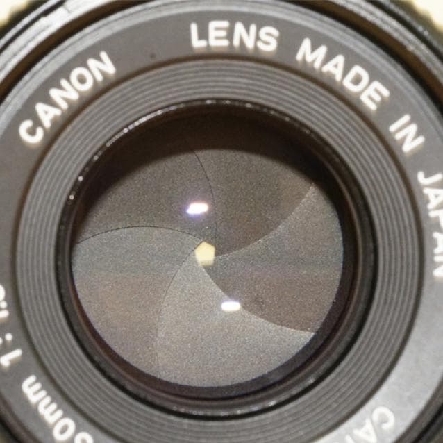 【整備済完動品】CANON AE-1 PROGRAM 黒＋New FD 50ｍｍ