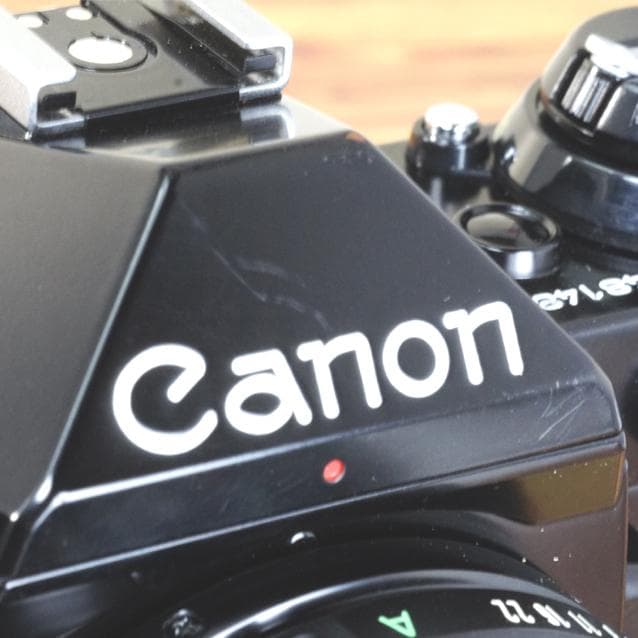 【整備済完動品】CANON AE-1 PROGRAM 黒＋New FD 50ｍｍ