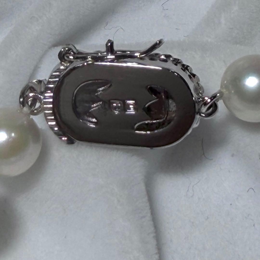 美品★TASAKI 田崎真珠★パールネックレス あこや　刻印 6.5〜7.0