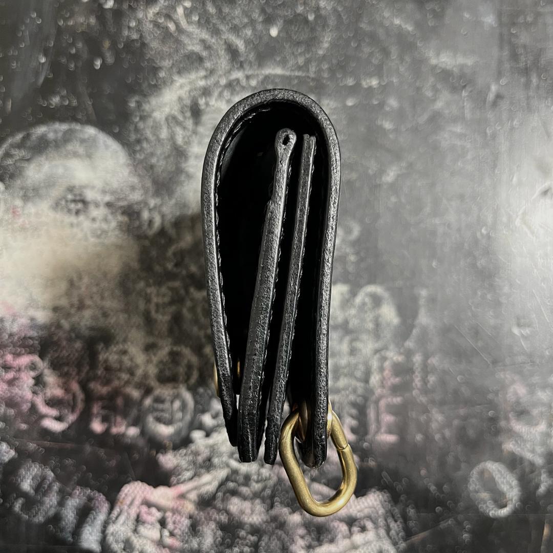 トラッカーウォレット イタリアレザー 3層 長財布 折り財布 #338ミドル