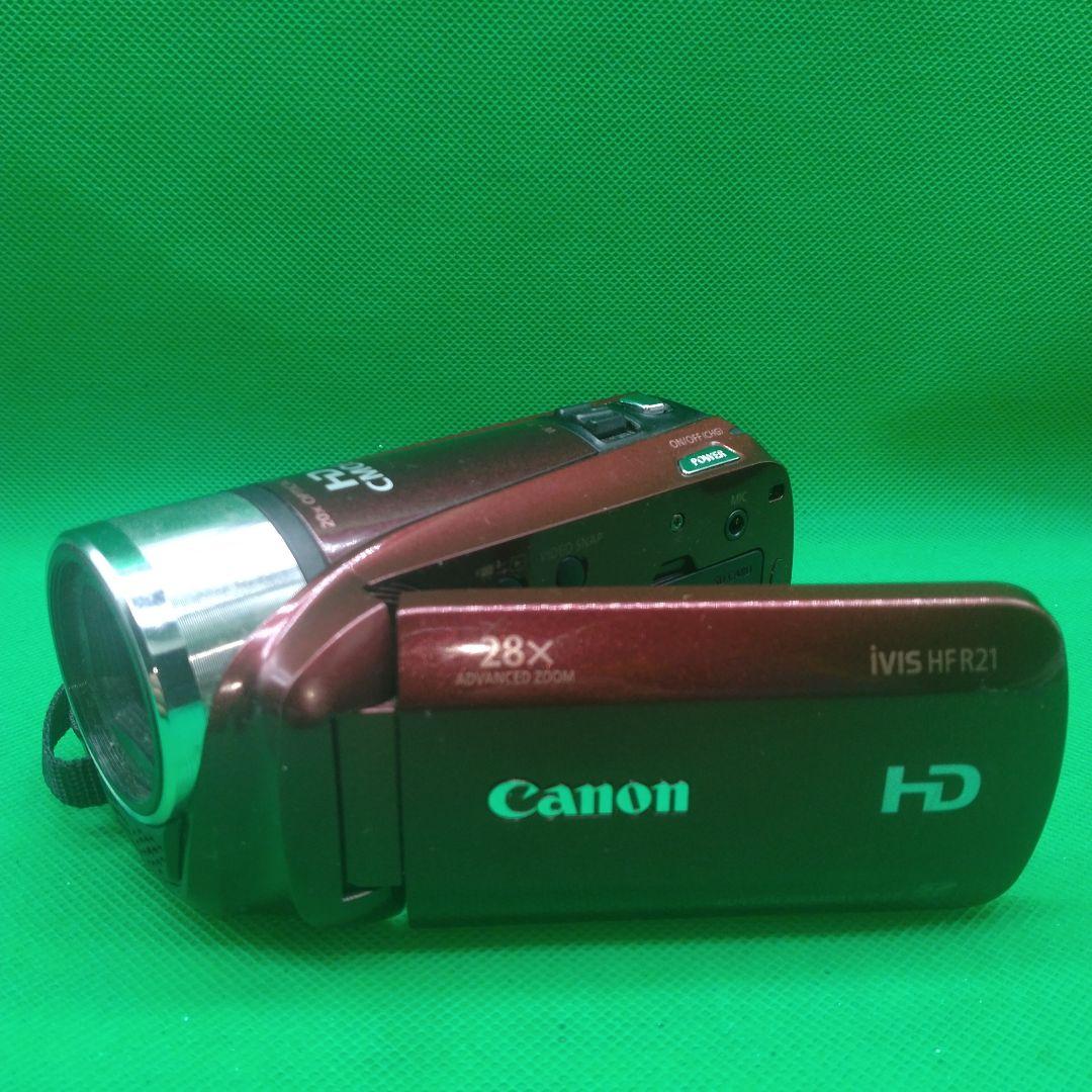 【動作確認OK】Canon キヤノン ivis HF R21 ビデオカメラ