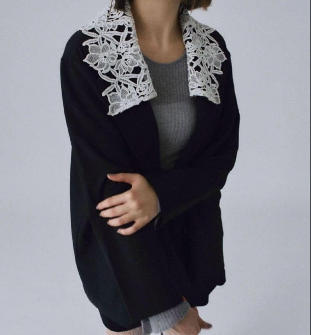 LAGUNAMOON レースデタッチドカラージャケット　ラグナムーン