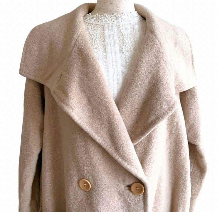 Max Mara カシミヤ混ウール テーラードジャケット M