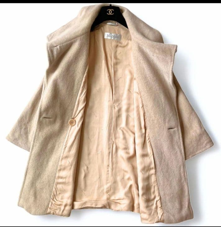 Max Mara カシミヤ混ウール テーラードジャケット M