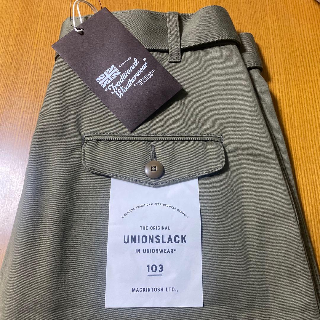 トラディショナルウェザーウエア UNIONSLACK 103 M 最終価格