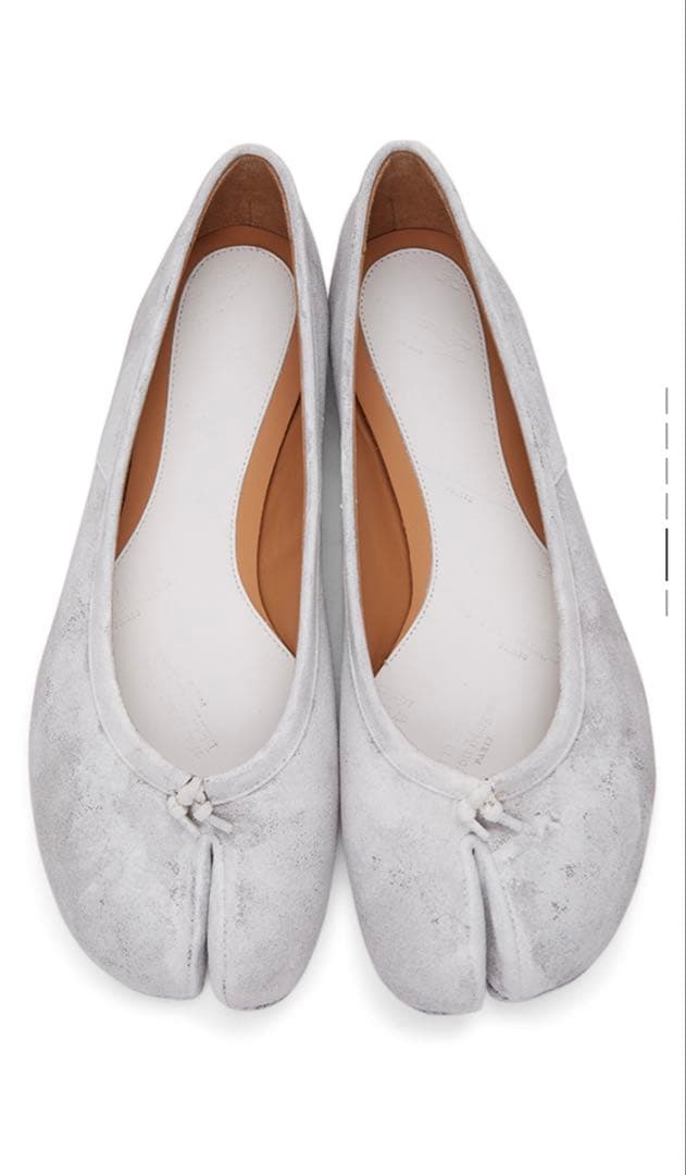 Maison Margiela Tabi 足袋 フラットシューズ ペイント