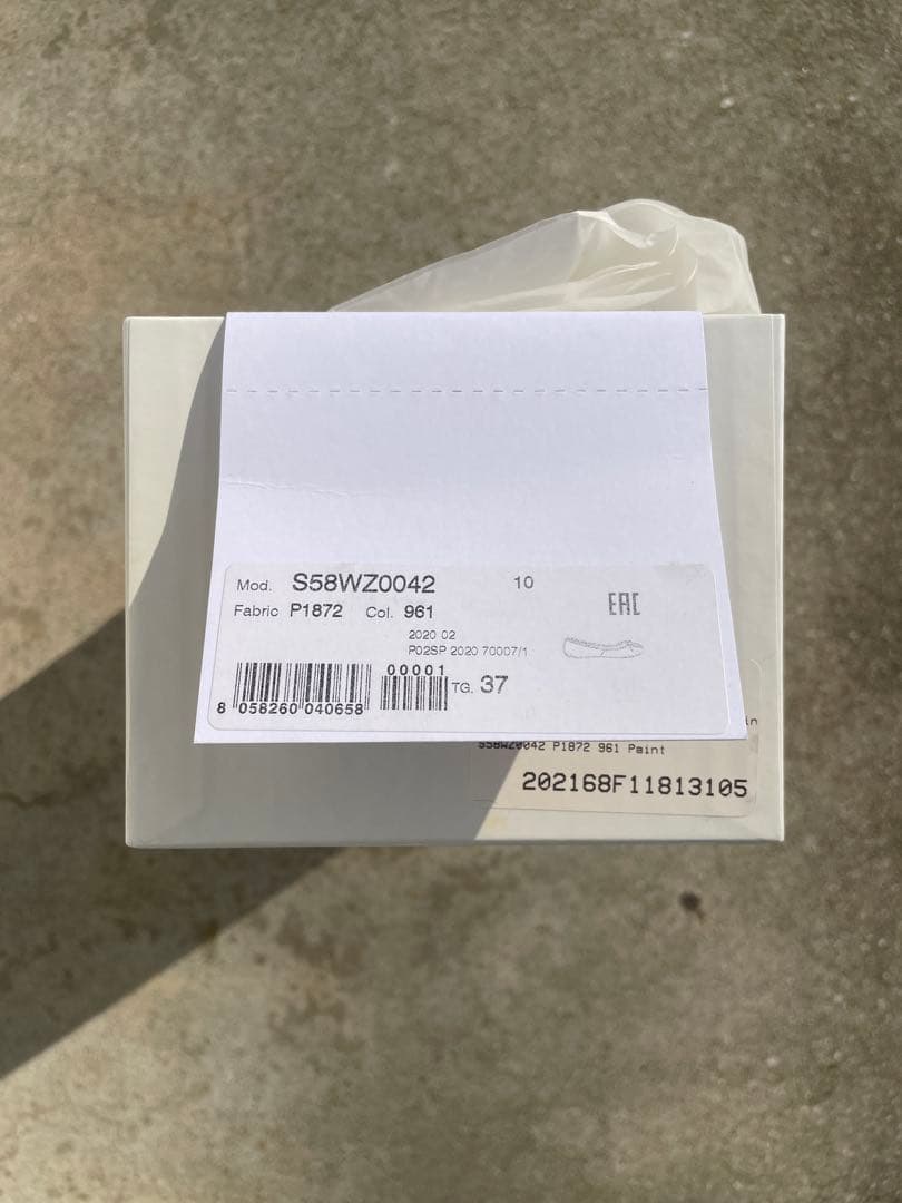 Maison Margiela Tabi 足袋 フラットシューズ ペイント