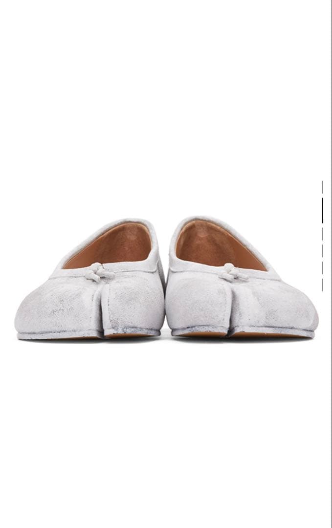 Maison Margiela Tabi 足袋 フラットシューズ ペイント