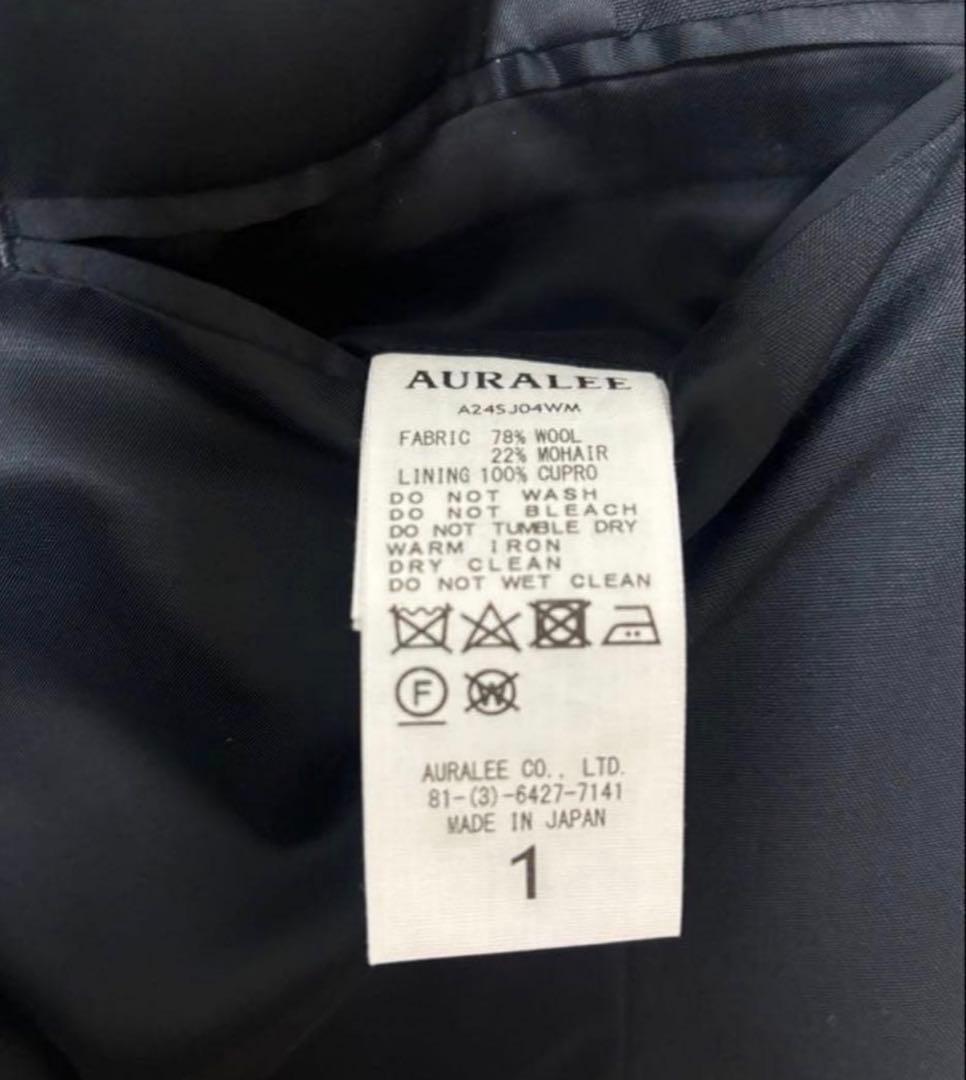 AURALEE オーラリー　ジャケット 黒　美品