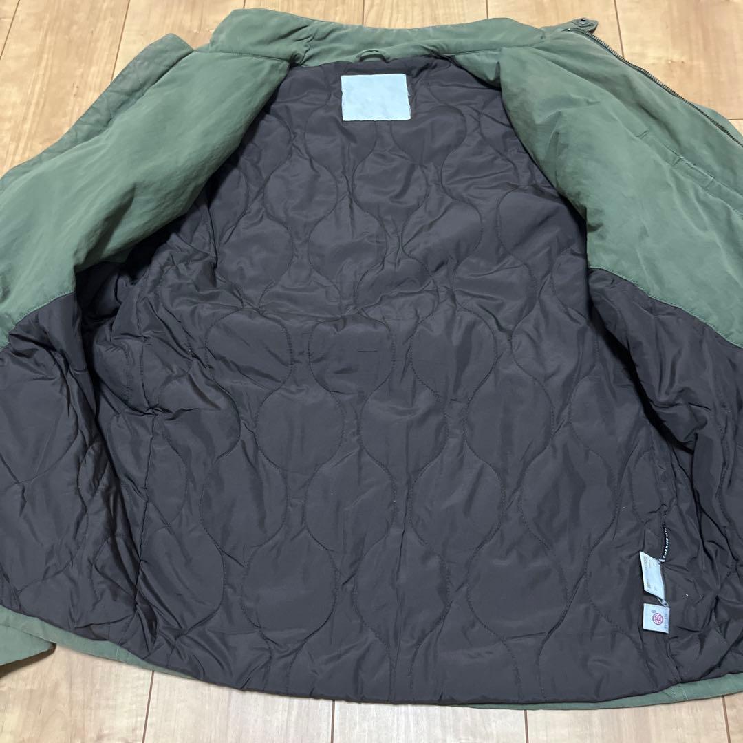 old stussy ステューシー　ミニタリー　カーキ