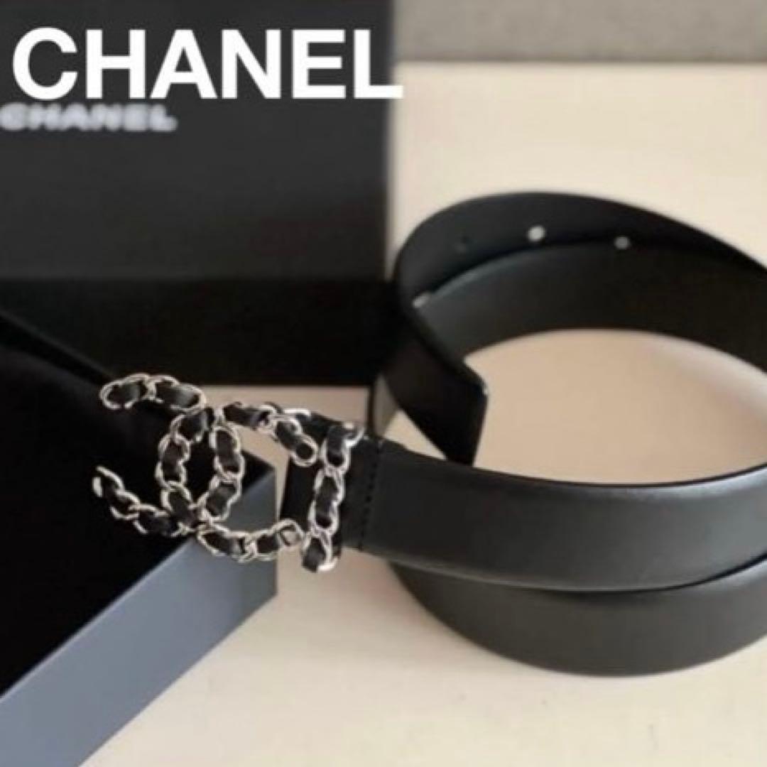【CHANEL】シャネル レザーベルト