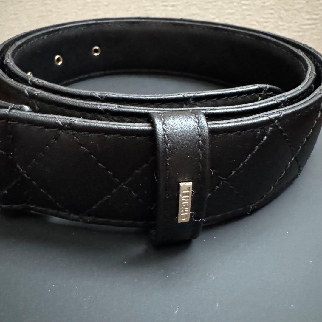 【CHANEL】シャネル レザーベルト