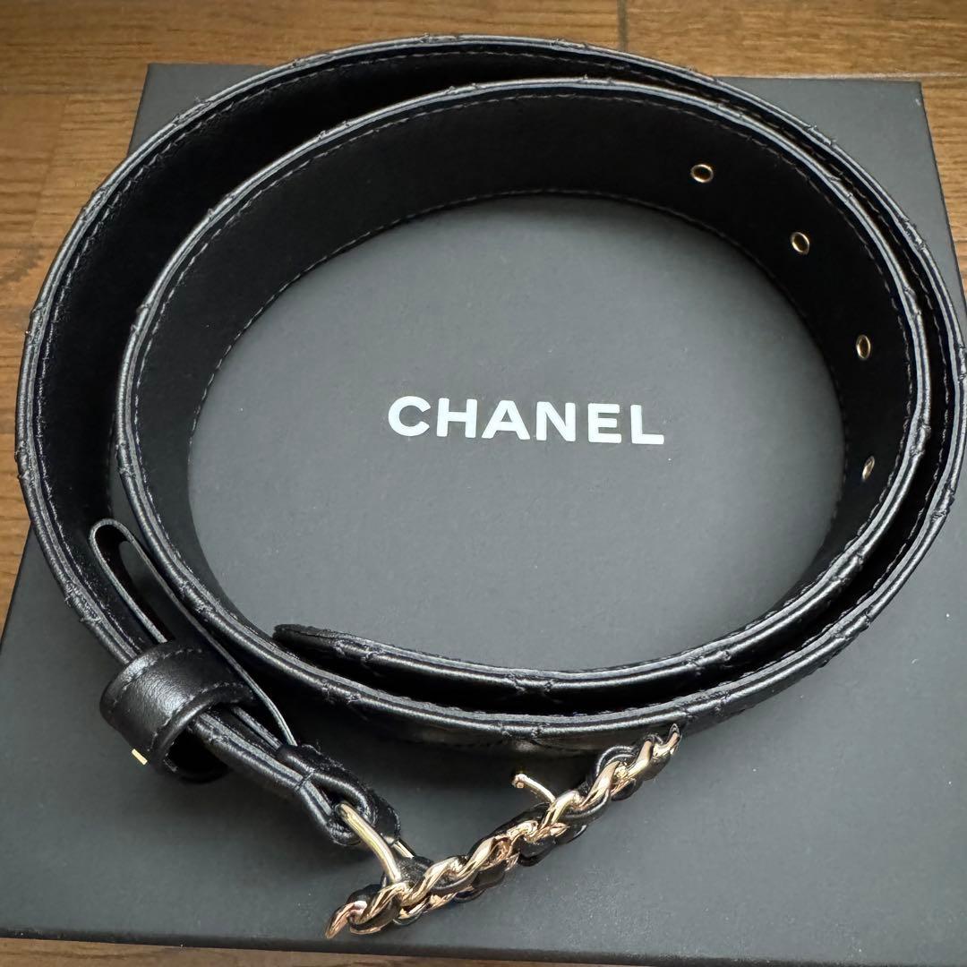 【CHANEL】シャネル レザーベルト