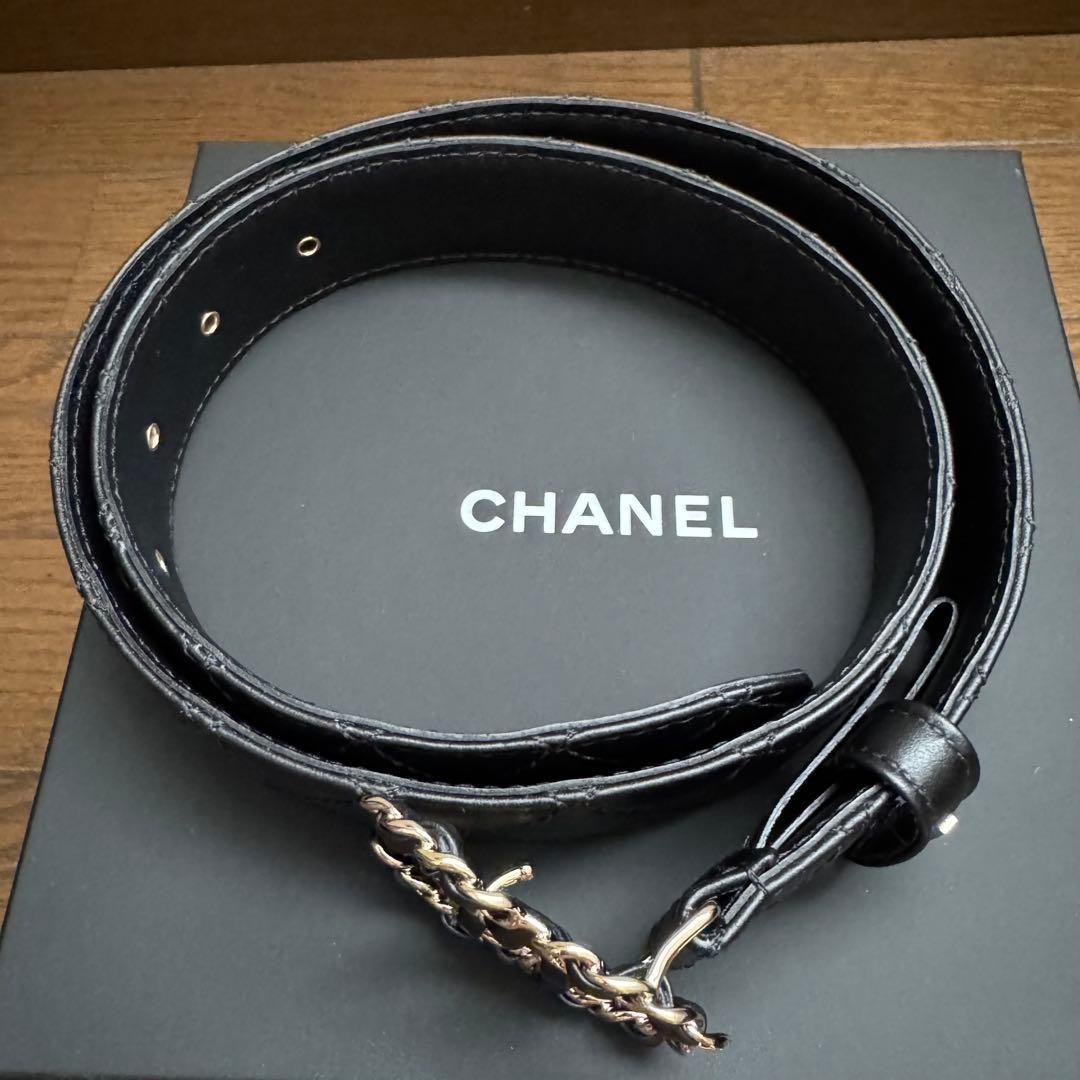【CHANEL】シャネル レザーベルト