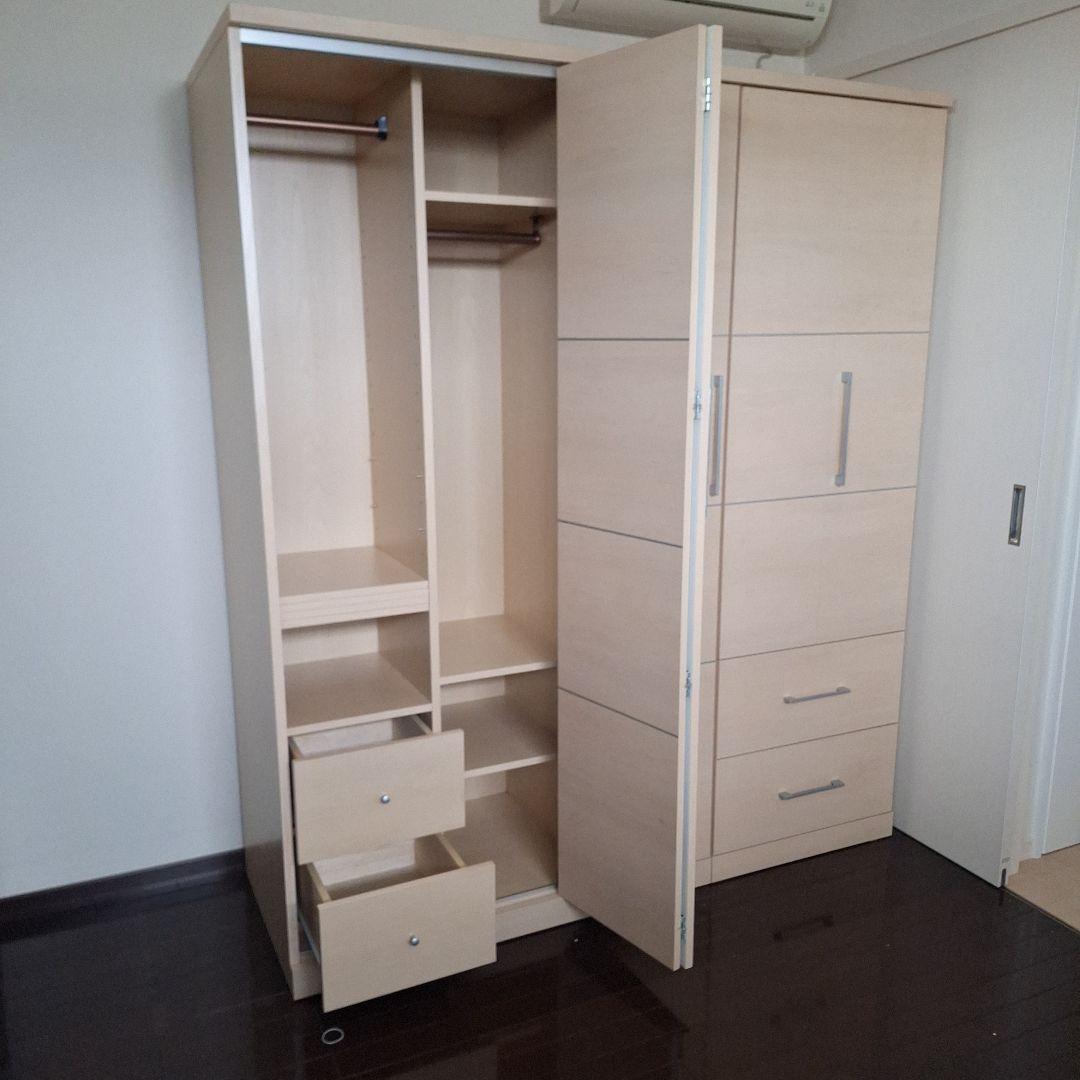 【okinu】洋服タンス 幅75cm