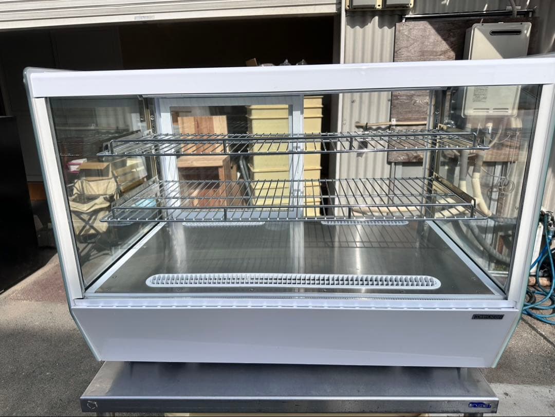 ホワイトショーケース 中型 2段棚