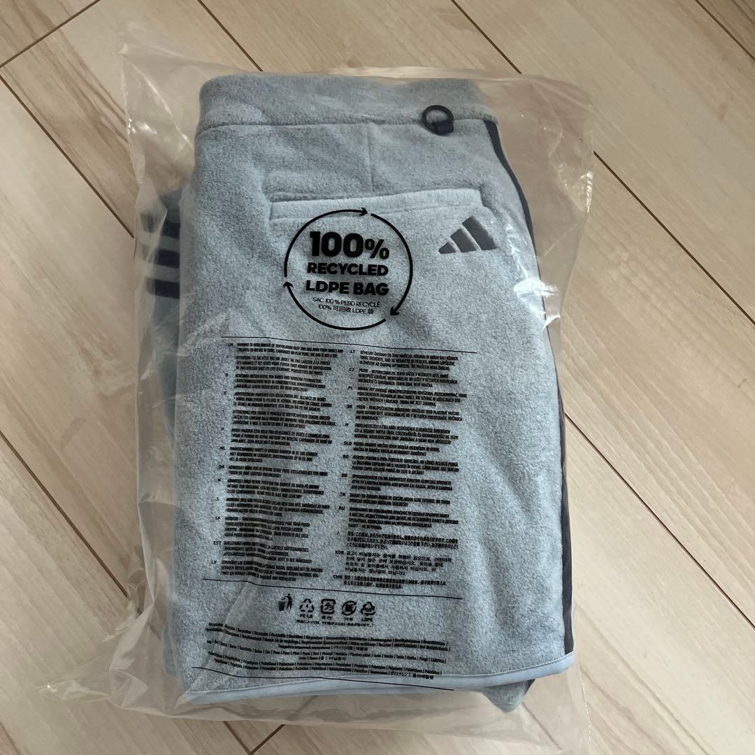 新品　アディダス　ゴルフ　スリーストライプス　フリース　セットアップ　XL