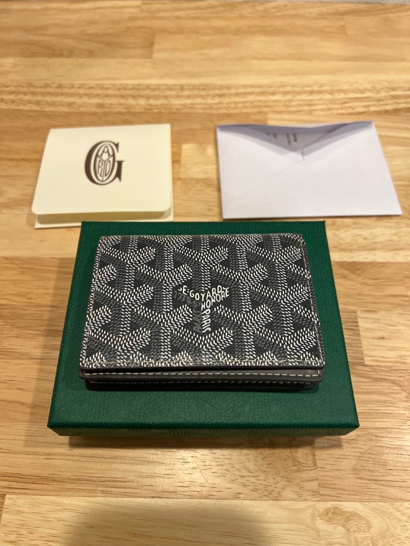 GOYARD ゴヤール名刺入れ　マルゼルブカードケース　グレー