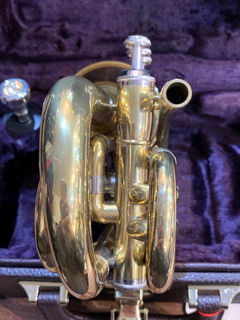 Heinrich へインリッチ ケース付 ポケットトランペット