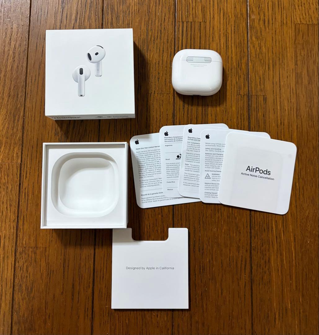 AirPods4 ANC搭載　アクティブノイズキャンセリング搭載