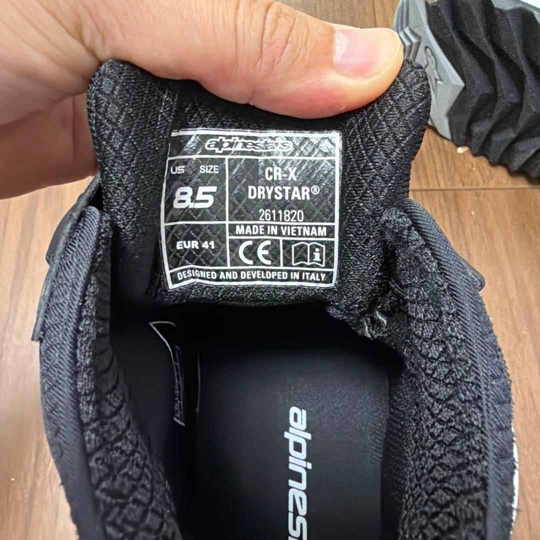 ALPINESTARS ライディングシューズCR-X DRYSTAR(26cm)