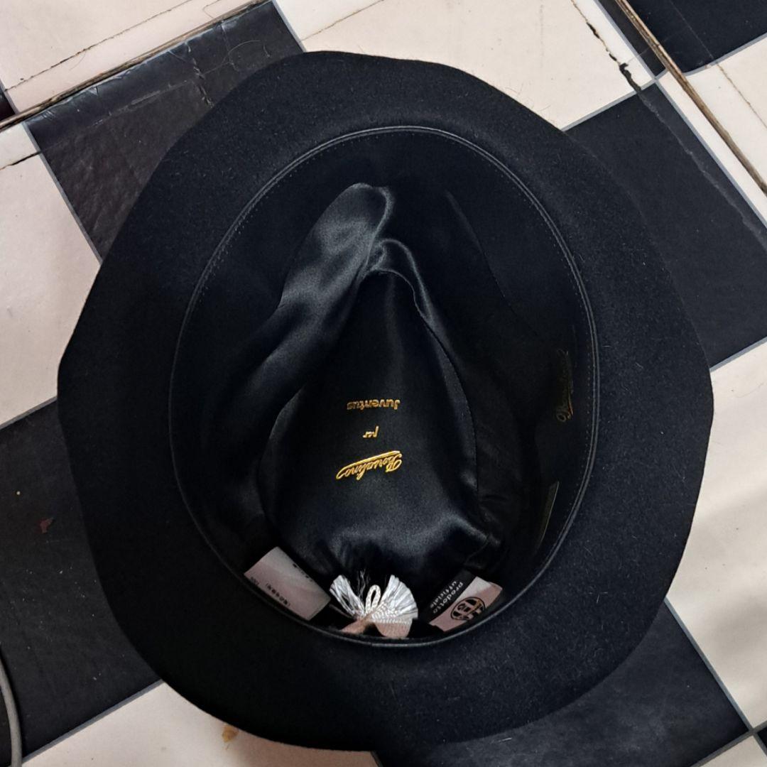 Borsalino×Juventus ラビットファー　中折れフェルトハット　62