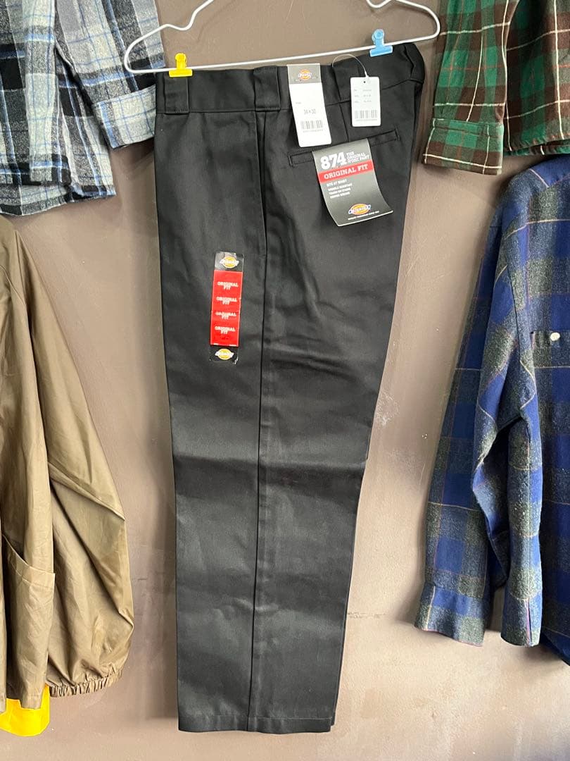 ディッキーズ 874 カスタムスタッズパンツ W34黒 キムタク HTC