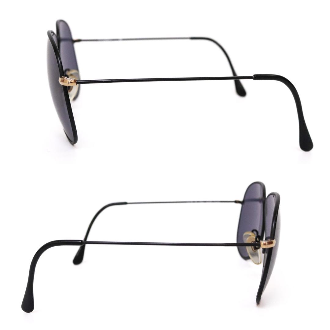 CHANEL ココマーク ブリッジサングラス 黒×金 d08