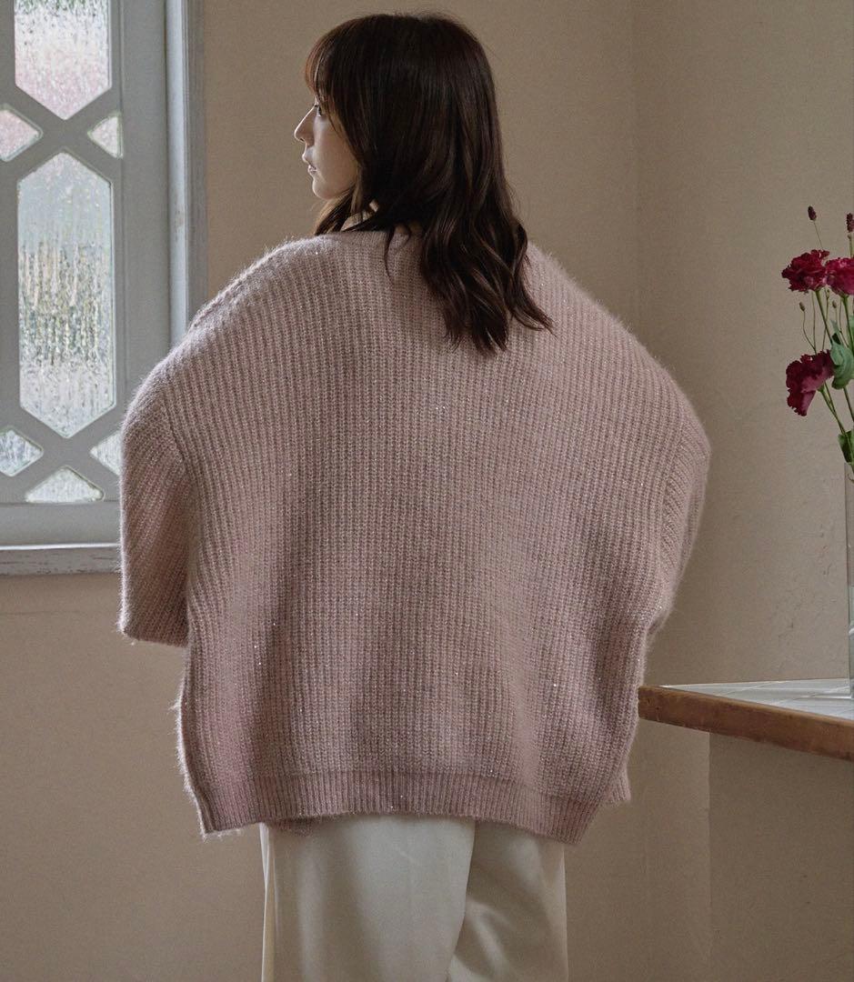 ポポちゃん mideal スパンコールニットアンサンブル