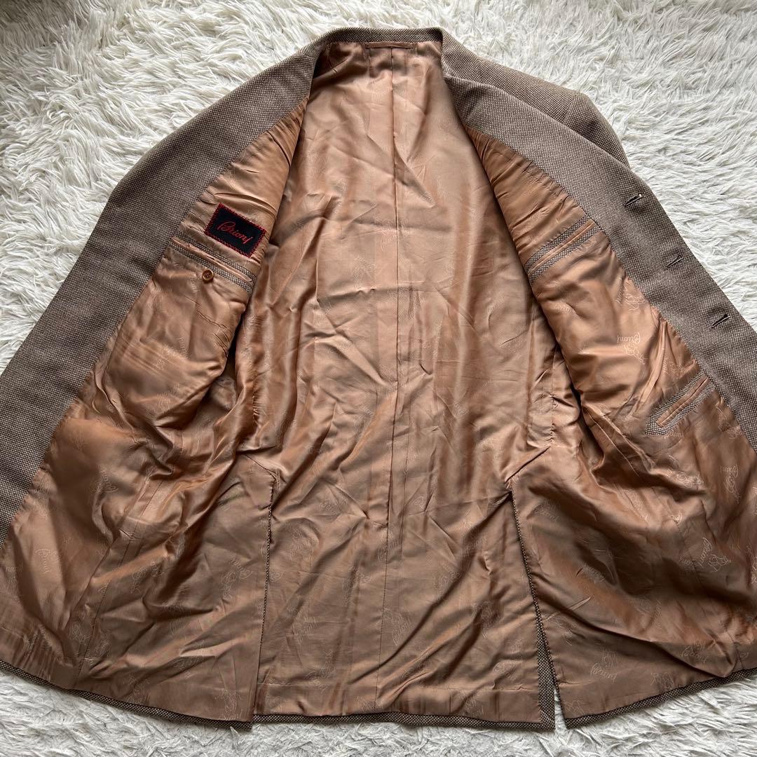 最高級　大きいサイズ　Brioniブリオーニ　テーラードジャケット　カシミヤ