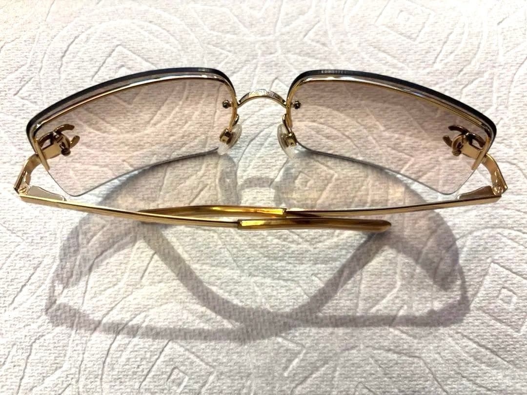 CHANEL シャネル ラインストーン グラデーション サングラス 4104