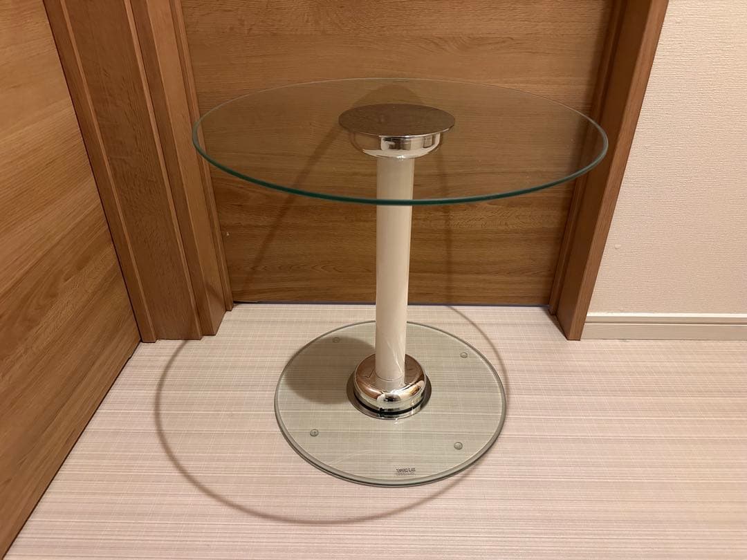 ガラステーブル インテリア スペースエイジ led 店舗什器 ミッドセンチュリー