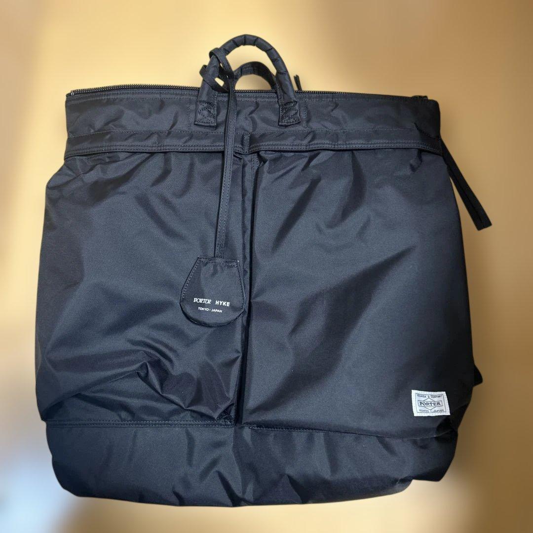 PORTER × HYKE HELMET BAG 短時間2回使用のみ極美品