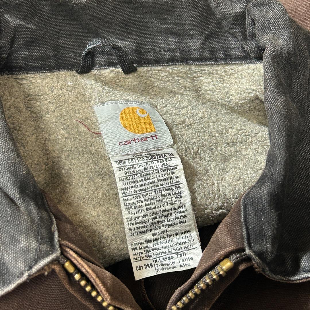 00s メキシコ製USA生地 ブラウン カーハート トラディショナルジャケット