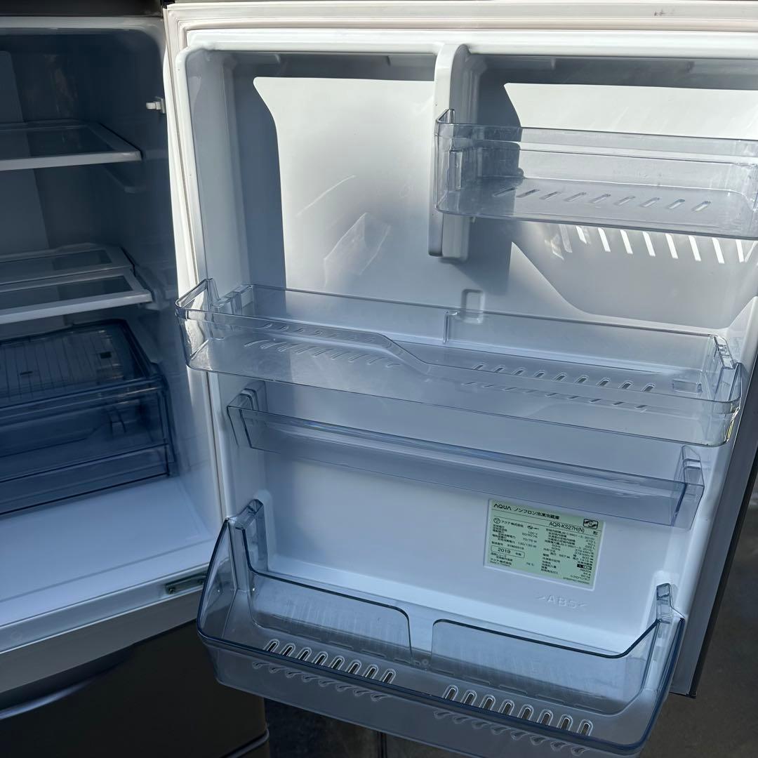 AQUA アクア 冷凍冷蔵庫 2019年製 AQR-KS27H（N）