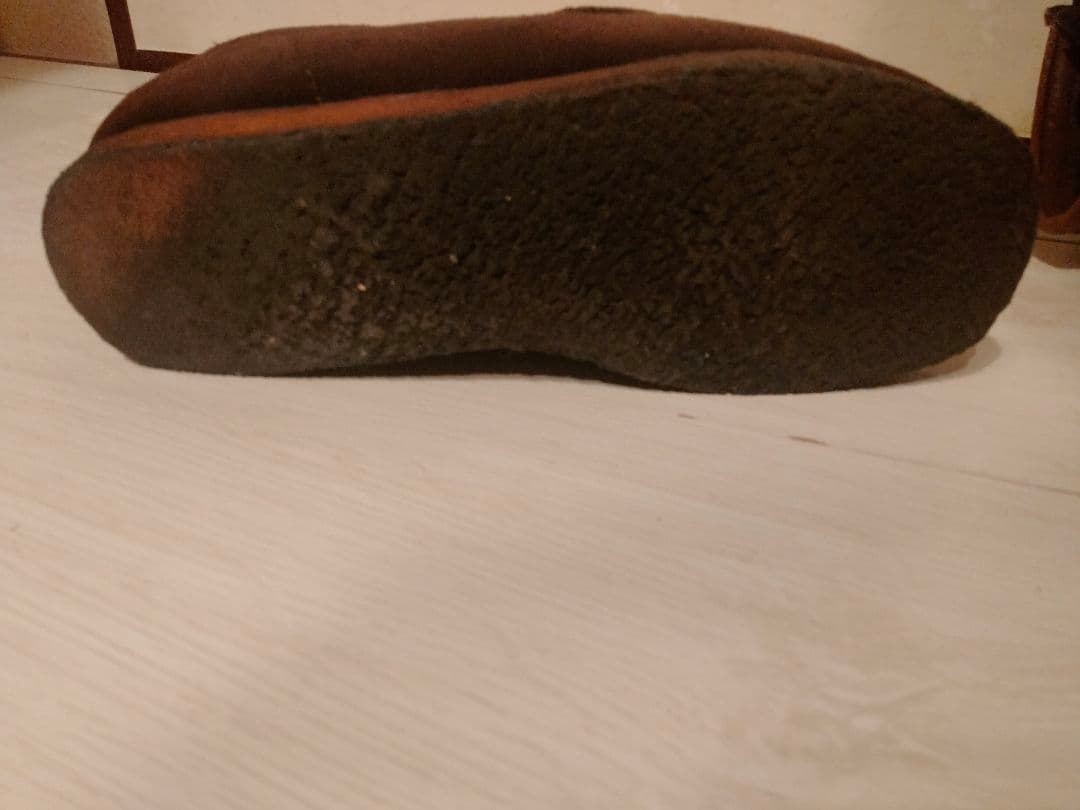 にいなクラークスワラビーブーツ24.5センチブラウン スウェード