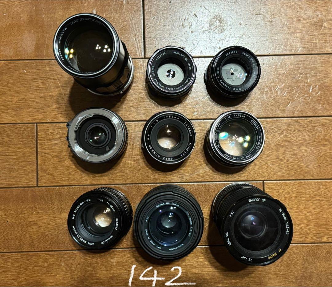 単焦点レンズセット ジャンクJ142