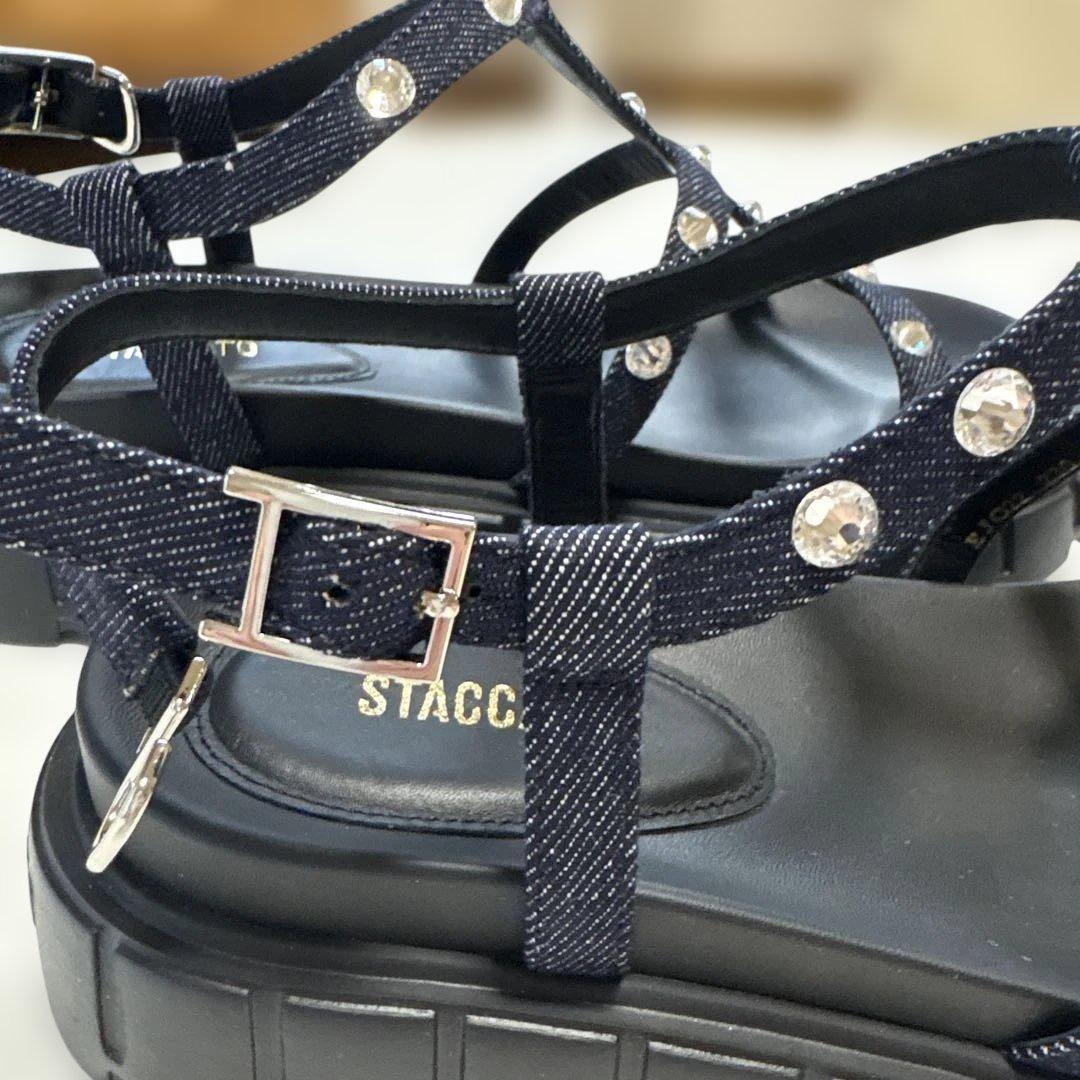 STACCATO デニムサンダル