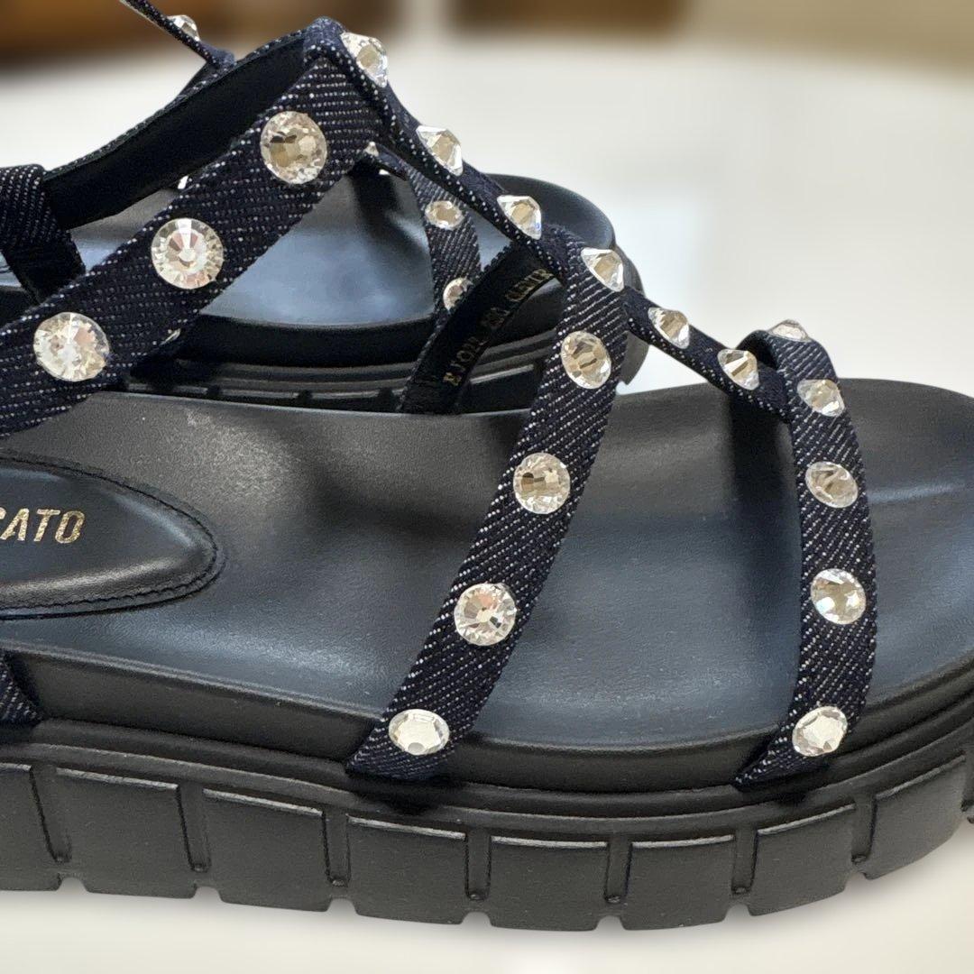 STACCATO デニムサンダル