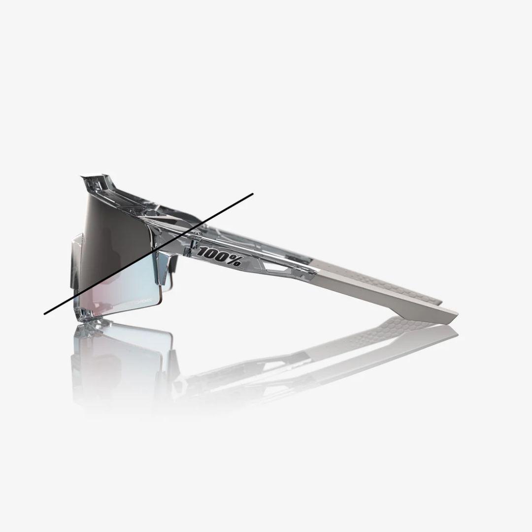 100% Speedcraft クリアグレー 調光 ワンハンドレッド サングラス