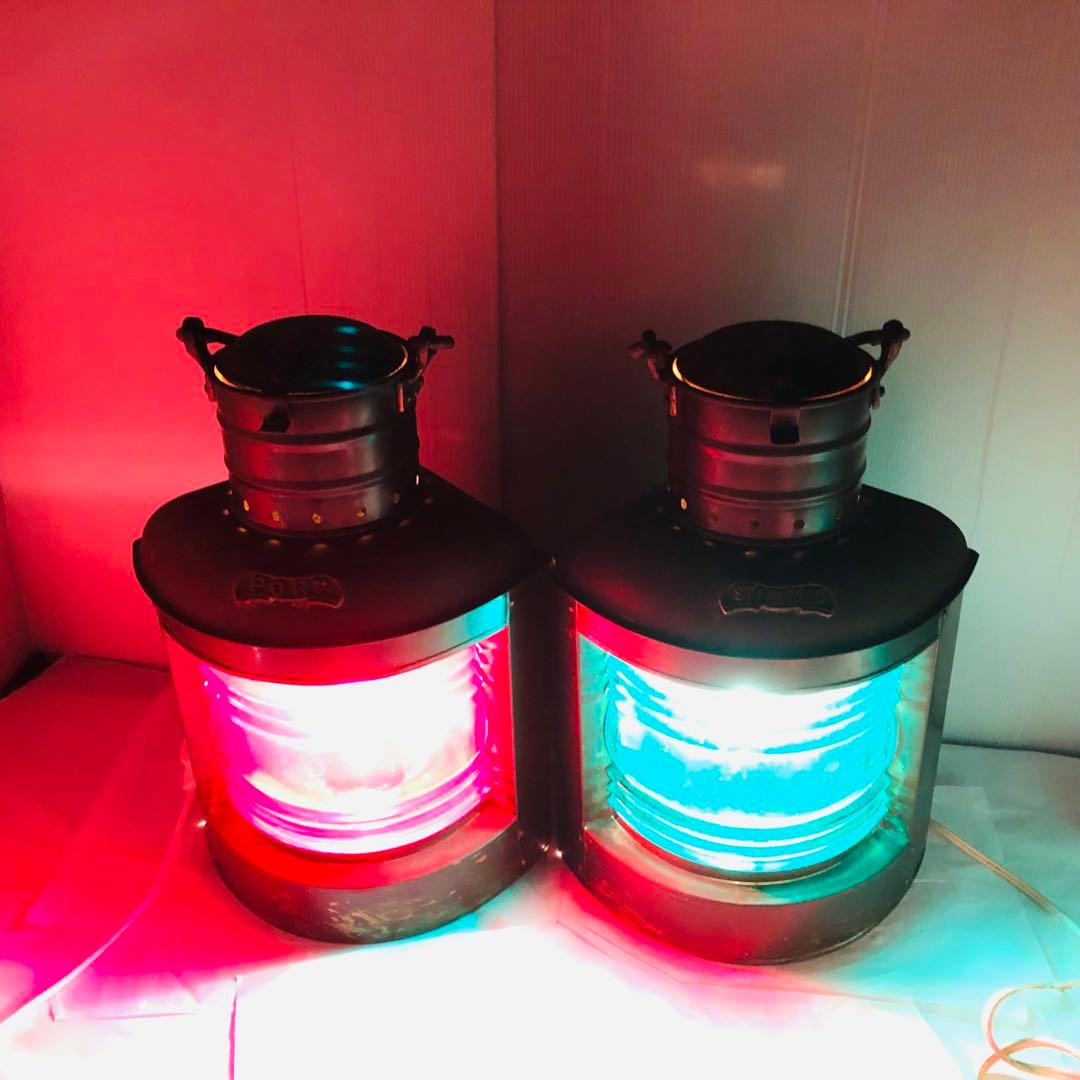 船舶用 航海灯 舷灯 家庭用電源　照明 小野海事商店