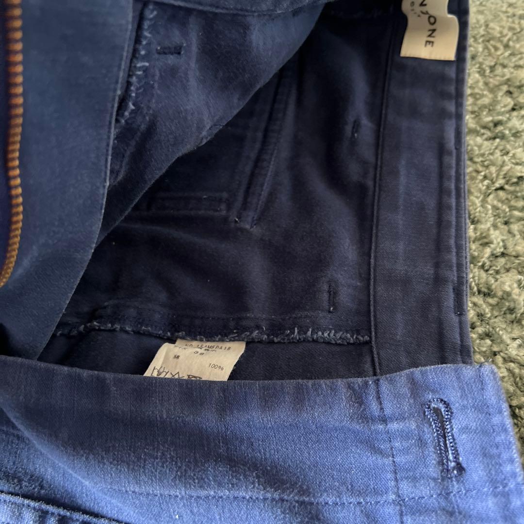 ザシンゾーンのベイカーパンツ3本、サイズ３８です。