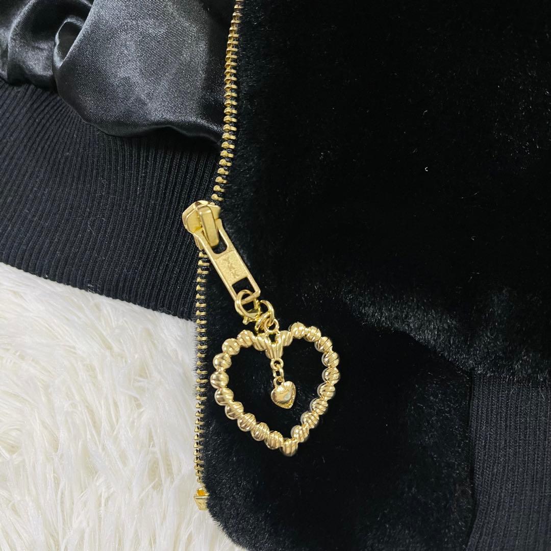 美品 LIZ LISA リズリサ うさ耳 レースアップスリーブ ファーブルゾン