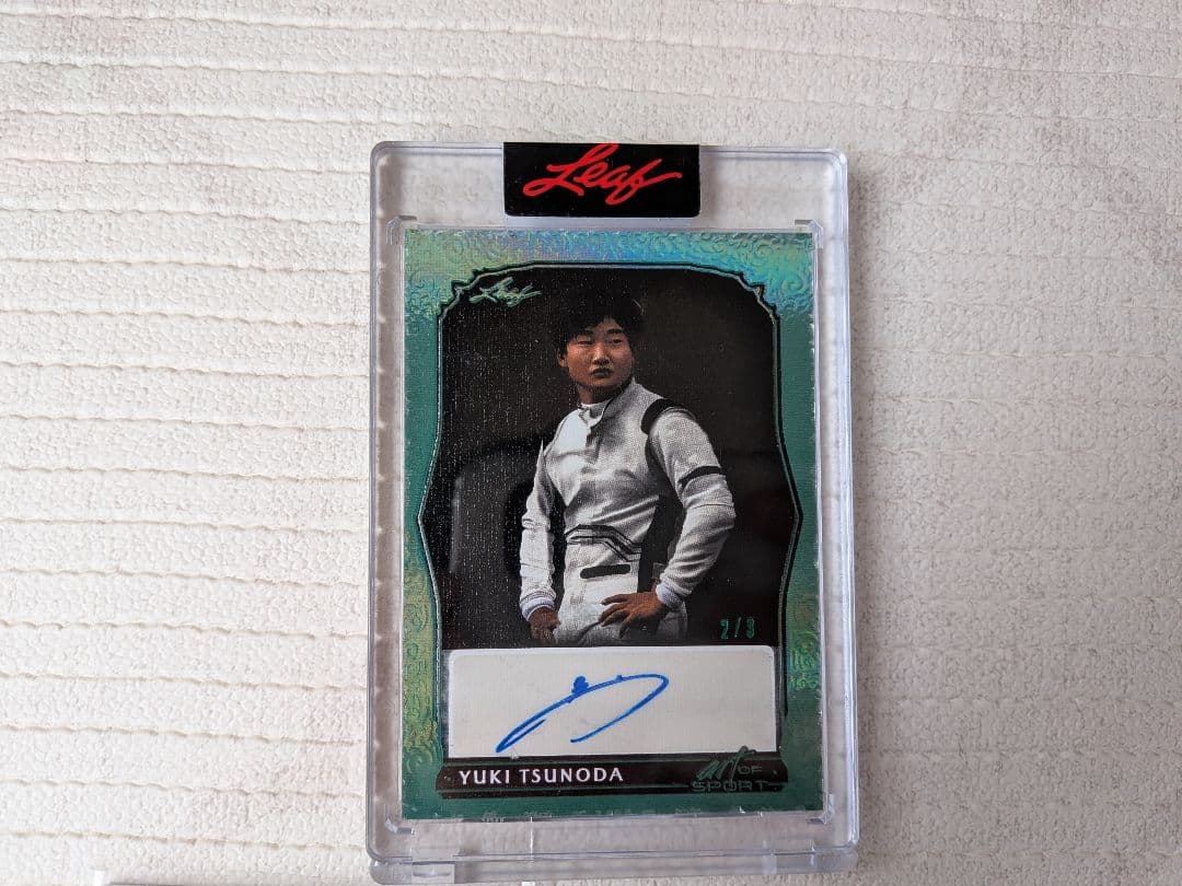 角田裕毅 直筆サインカード　F1 auto　レリック　セット　topps
