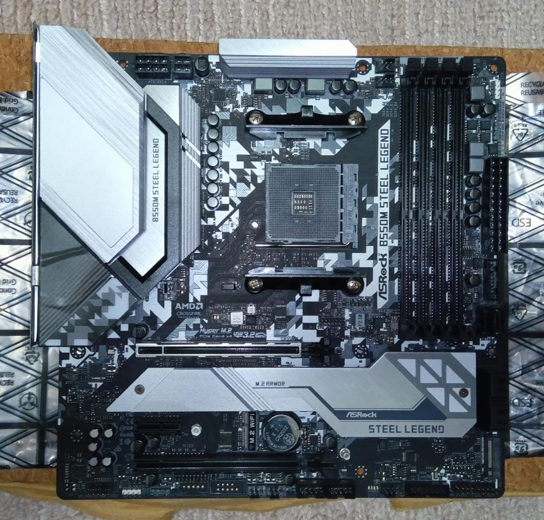 マザーボード ASRock B550M STEELLEGEND