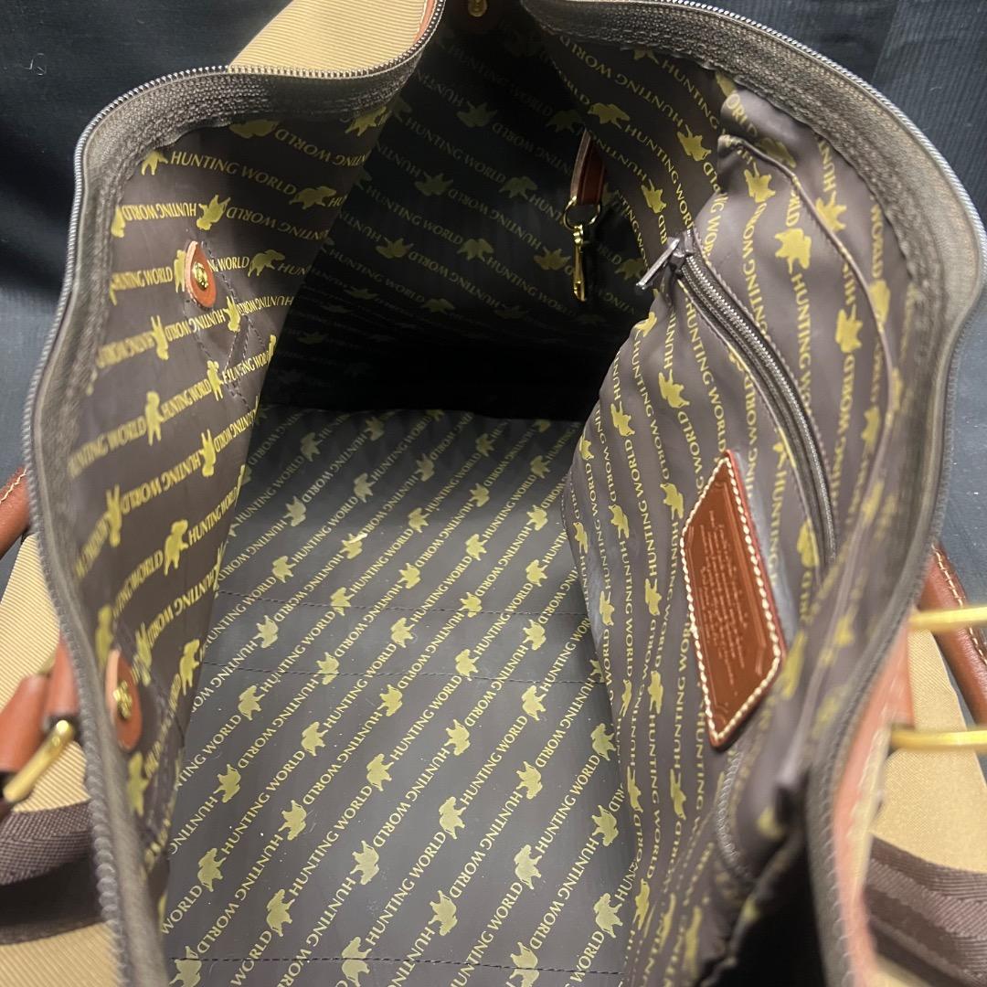 〇Ka左1049 美品 ハンティングワールド サファリトゥデイ ボストンバッグ